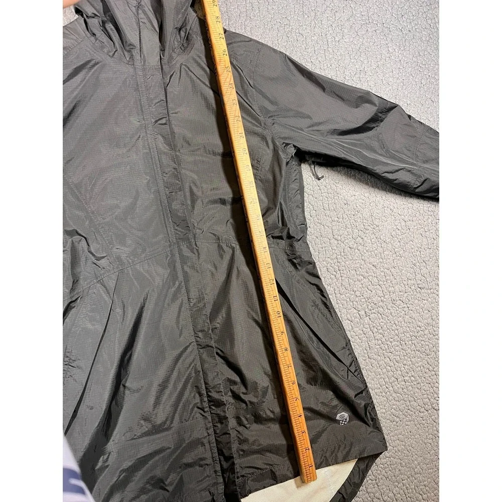 Mountain Hardwear Acadia Parka Womens XS Black Rain Jacket Hooded OL8283 - Picture 11 of 13